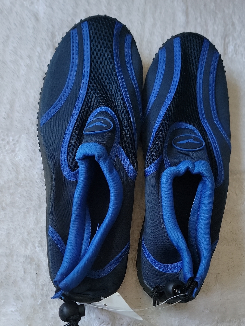 Men's Black and Royal Blue Water Shoes